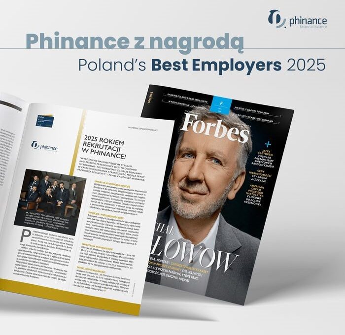 Phinance z tytułem "Najlepszego pracodawcy" Forbes!